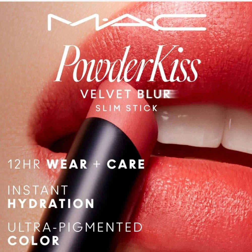 MAC Powder Kiss Velvet Blur Slim Stick Lipstick 893 Sweet Cinnamon NIB $28